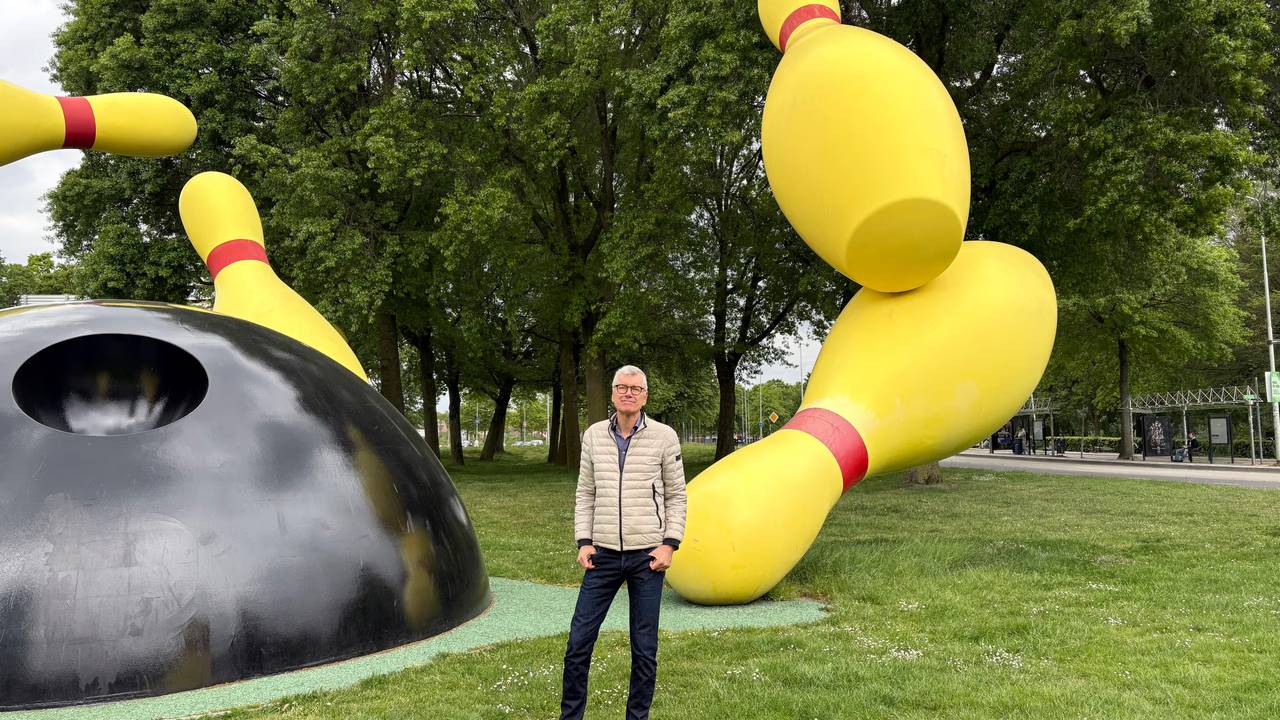Eindhovenaar Joost Rekers die een petitie startte tegen de kap (foto: Studio040).