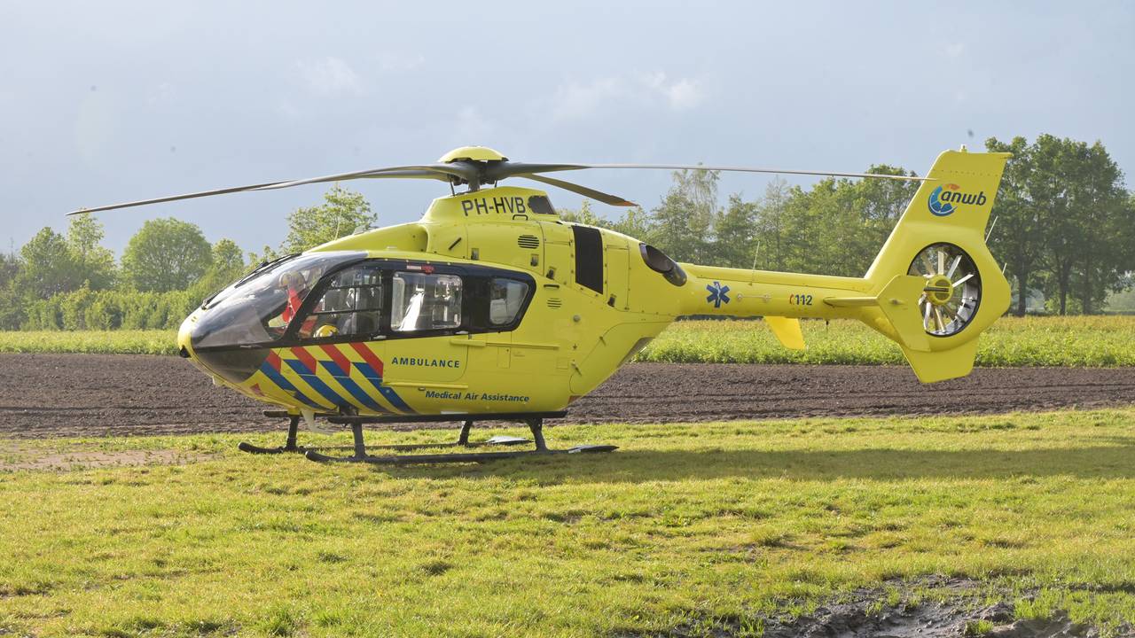 De traumahelikopter (foto: Perry Roovers/Persbureau Heitink).