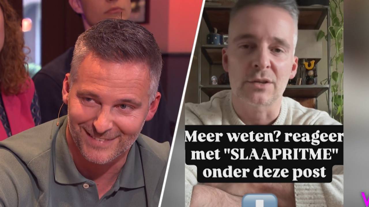 Merijn van de Laar is op Instagram een slaapchallenge gestart om mensen beter te helpen slapen (foto: Omroep Brabant)