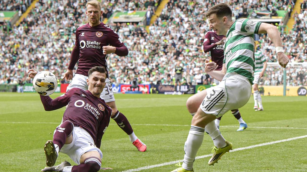 De Schotse club Heart of Midlothian, waar de Brabantse Jordi Altena voetbalt, grijpt nét naast de landstitel (foto: ANP).