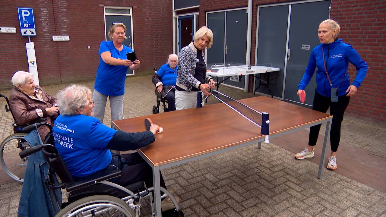 Tafeltennis tegen Bettine Vriesekoop