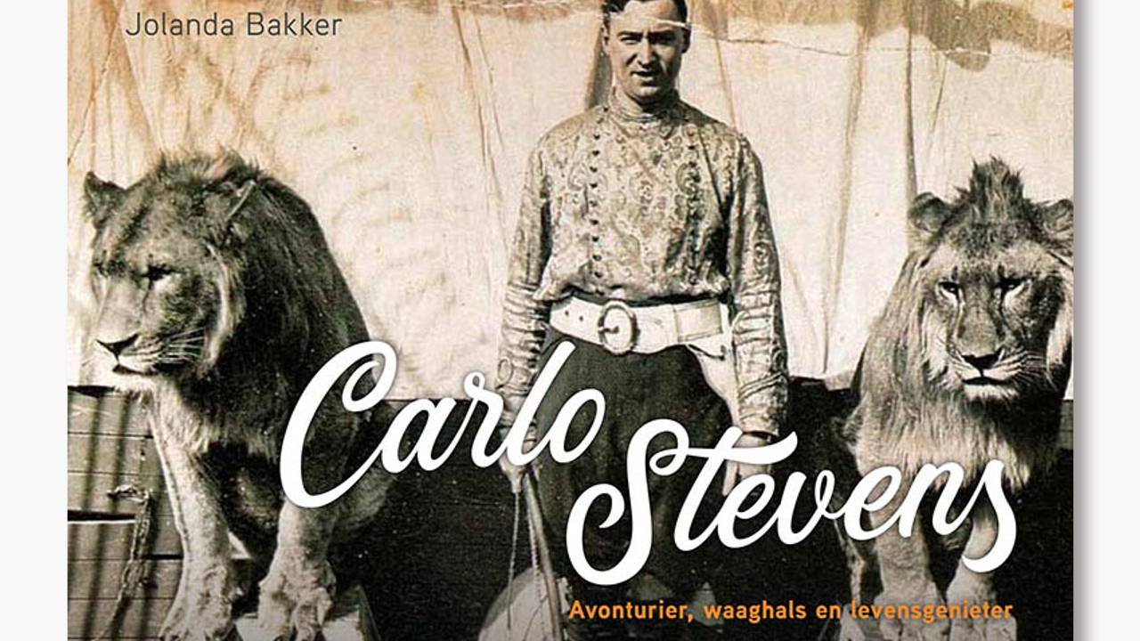 Cover van boek over Carlo Stevens (Jolanda Bakker/ Heemkundekring Helmont)