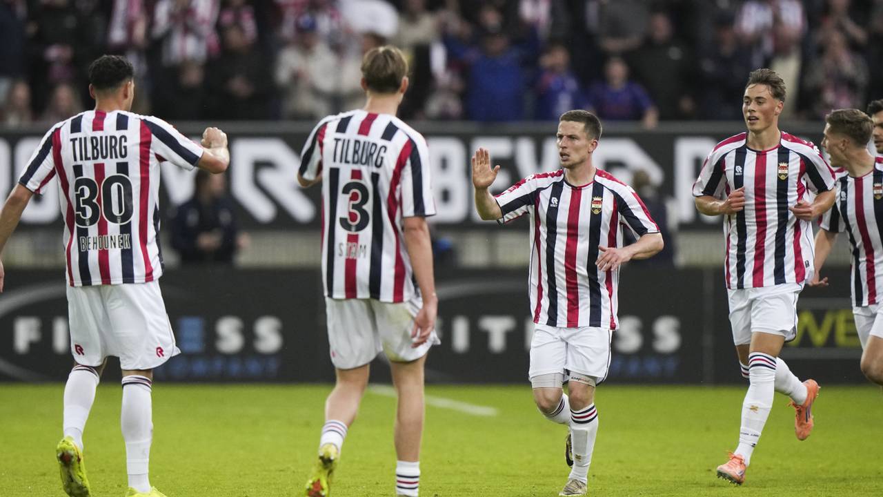 De goal van Nick Doodeman gaf Willem II weer hoop (foto: Tobias Kleuver / ANP).