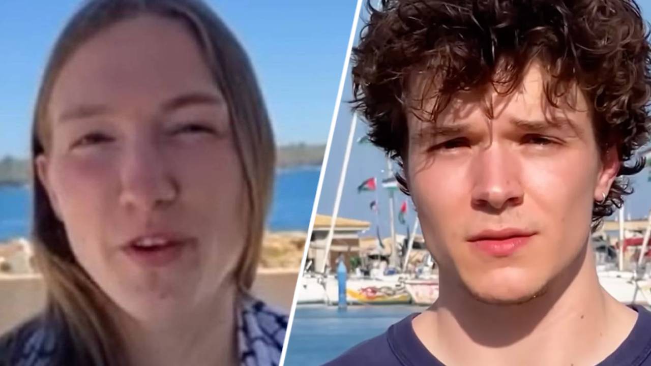 Cerisa van Kesteren en Gijs Sanders (foto's: Protest Politiek en De Marker).
