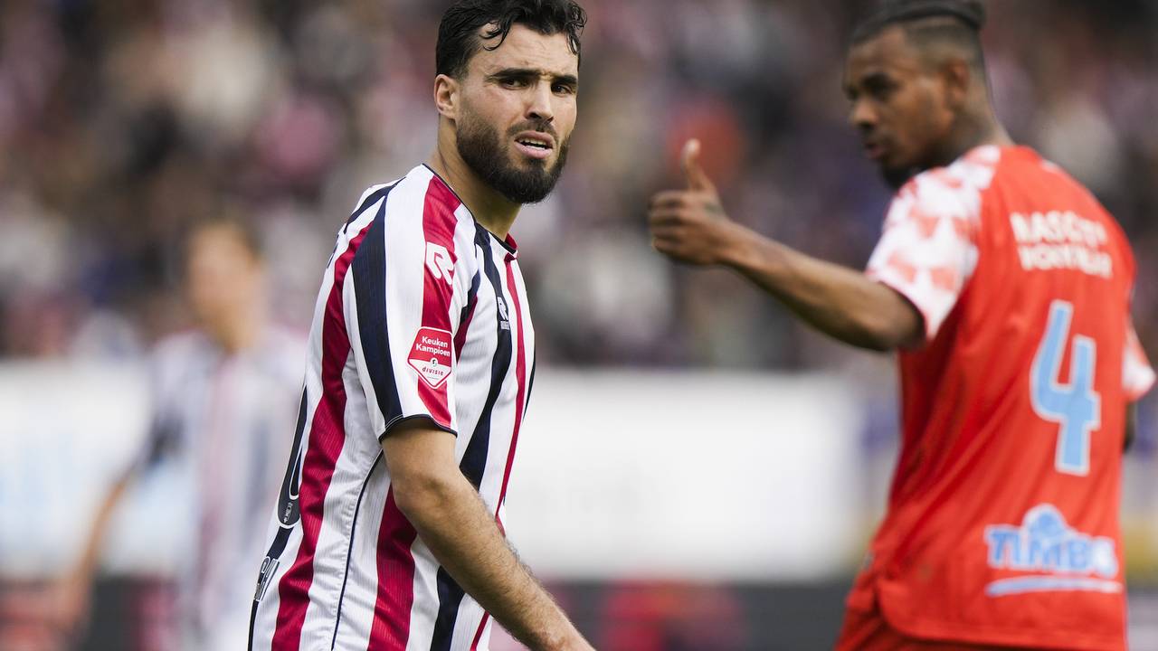 Willem II-speler Mounir El Allouchi. Foto: ANP