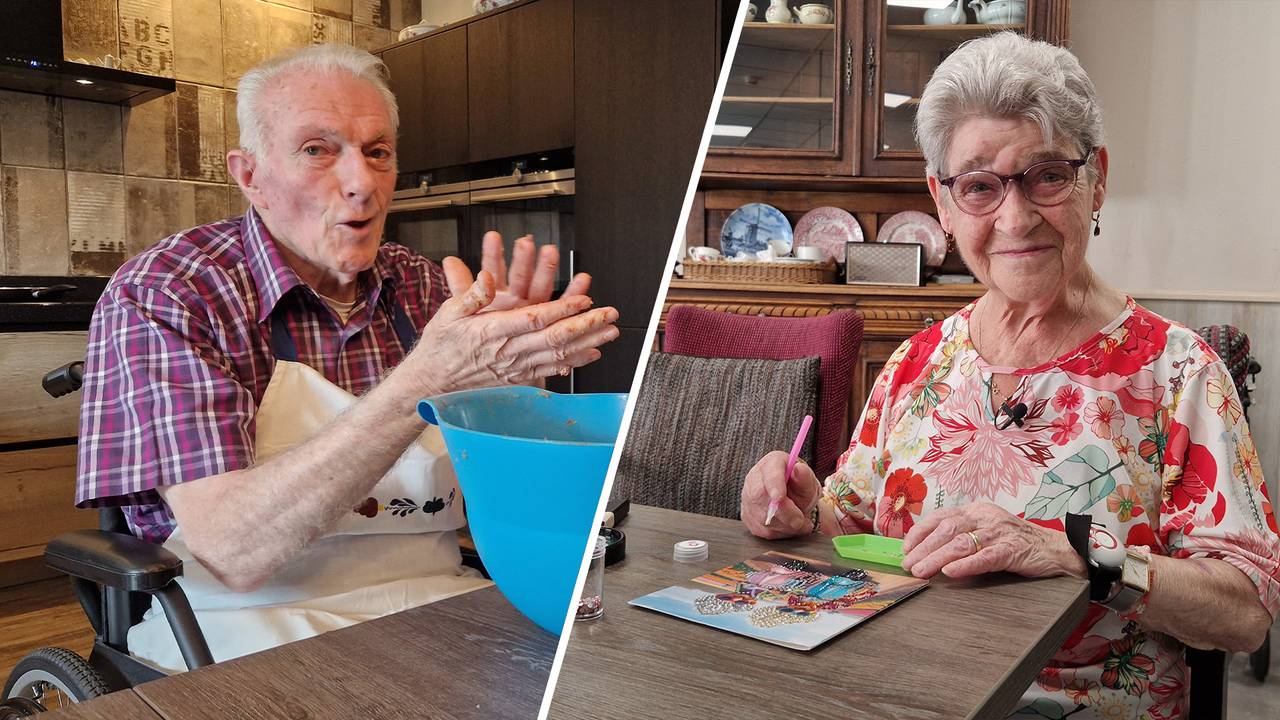 Ko (86) en Joke (86) knutselen en koken voor een dagje weg