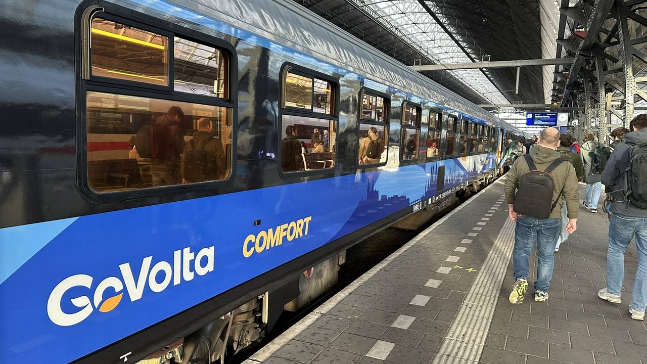 Het Bredase bedrijf GoVolta komt met een nieuwe treinverbinding van Amsterdam naar Parijs en stopt ook in Brabant (foto: GoVolta).