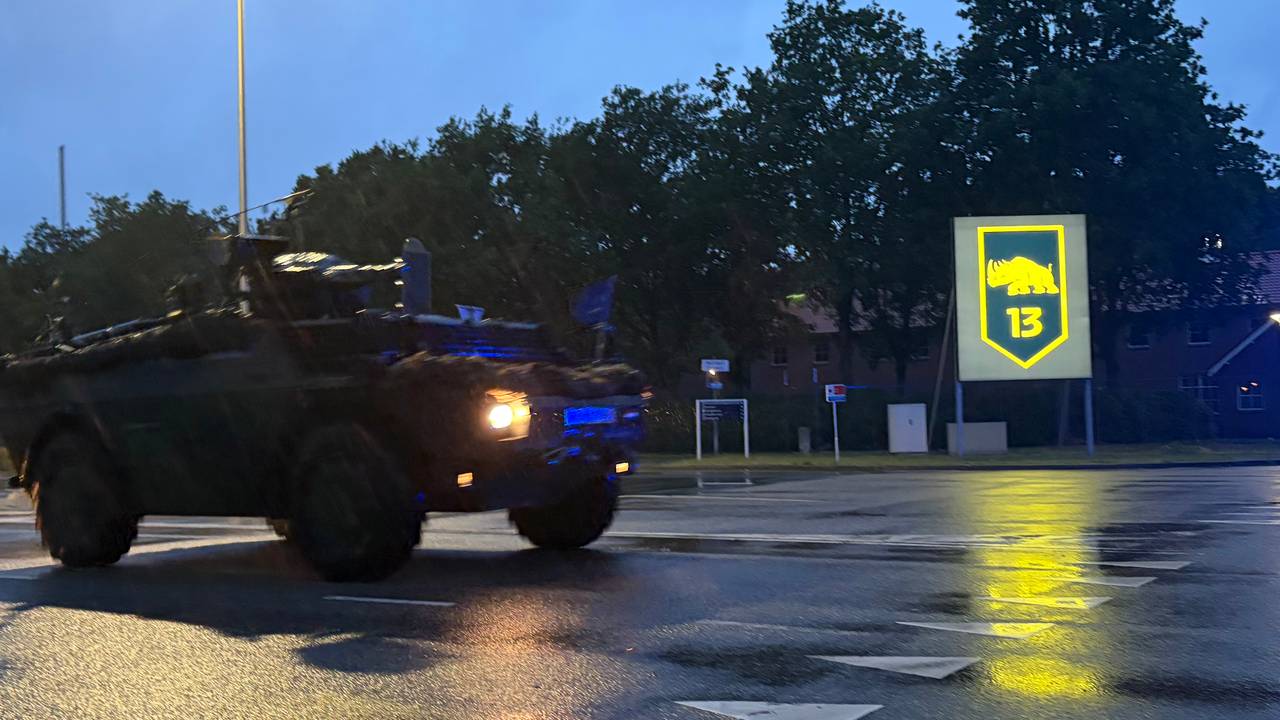 Fennek-verkenner de poort uit voor Fighter Lion 2026 (foto: Willem-Jan Joachems)