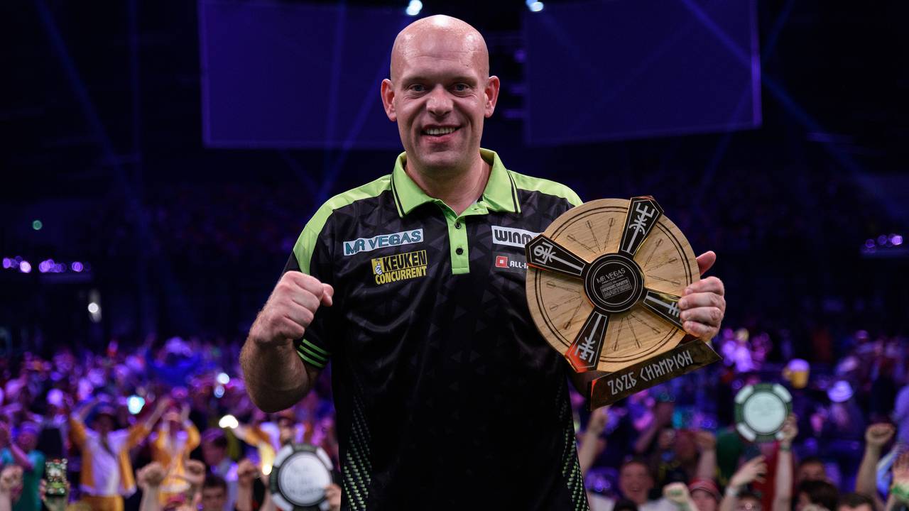 Darter Michael van Gerwen was de sterkste in Kopenhagen (foto: PDC).