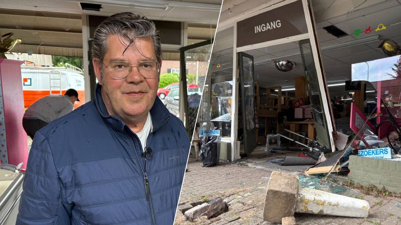 Bestuurder rijdt winkel binnen in Oss: auto was niet van hemzelf
