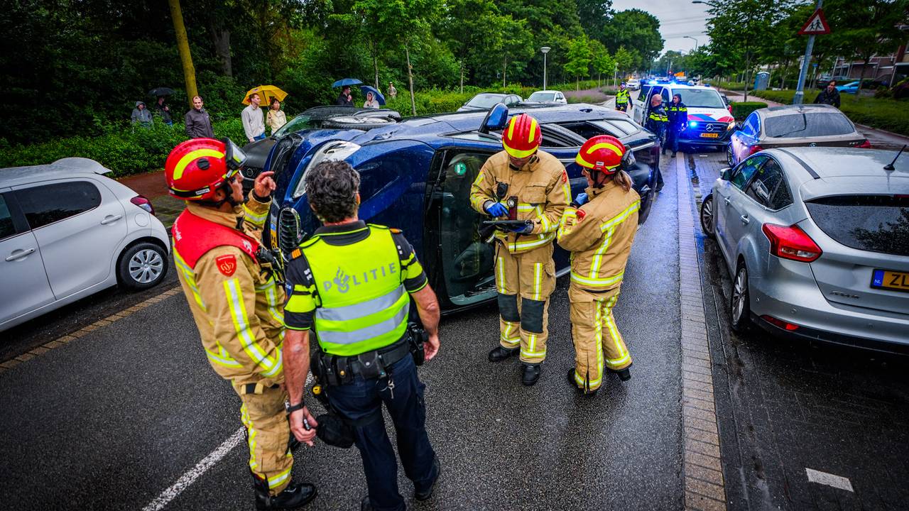 De vrouw zorgde voor veel schade in Eindhoven (foto: Persbureau Heitink).