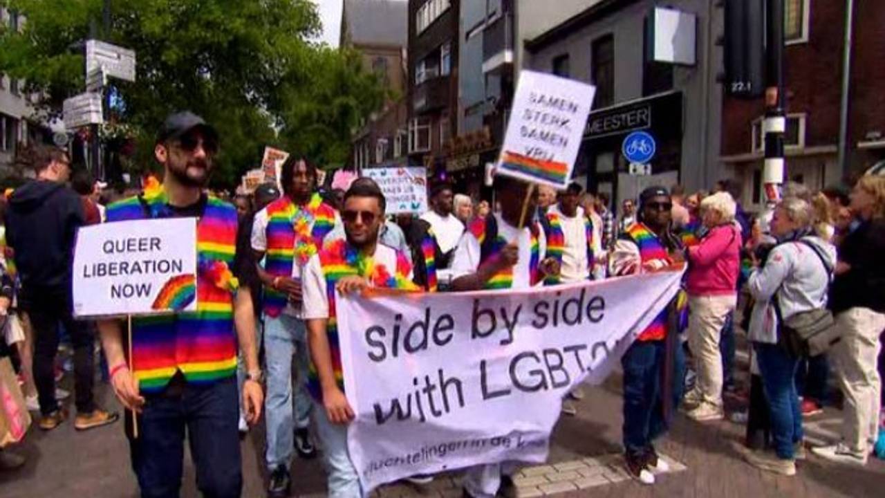 Vierde editie van de Pride-parade in Eindhoven Vierde editie van de Pride-parade in Eindhoven.