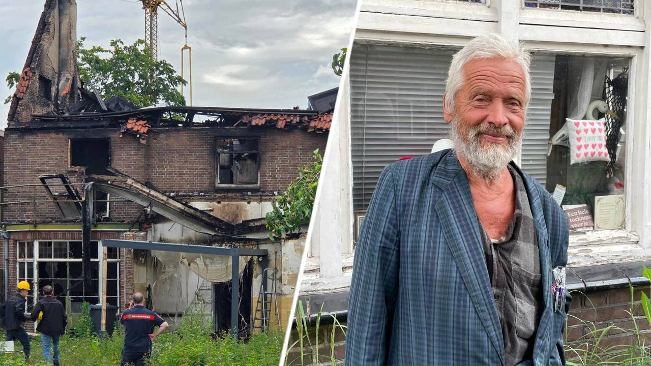 Uitgebrande woning Rijen & Kees Embregts (foto: Noël van Hooft en Tom van den Oetelaar).