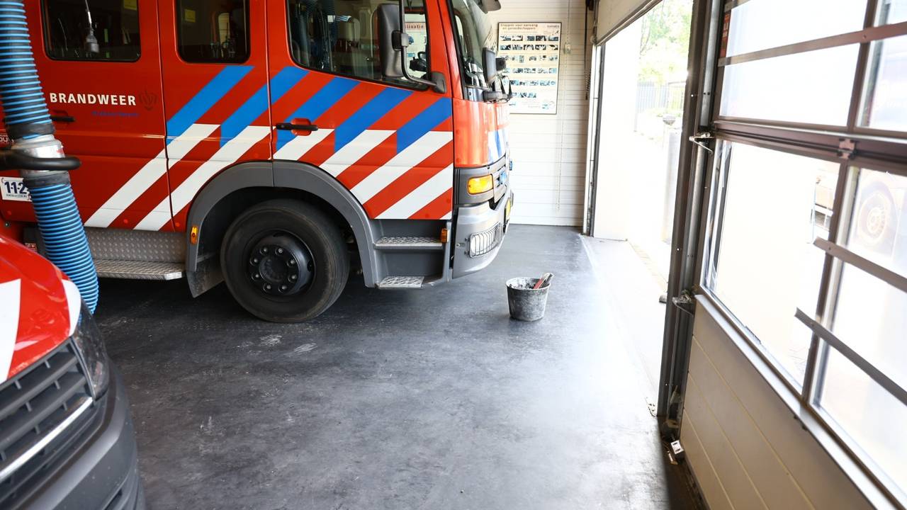 Opnieuw ingebroken bij de brandweerkazerne in Haps (foto: SK-Media/Persbureau Heitink).