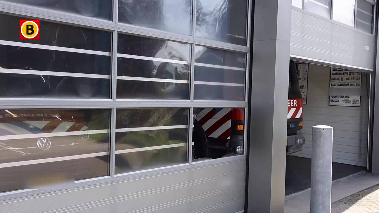 Weer is er ingebroken in de brandweerkazerne in Haps