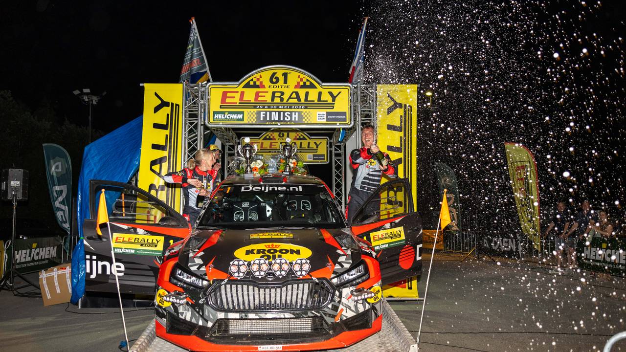 Lisette Bakker en Kevin van Deijne wonnen de ELE Rally (foto: Steven van Veenendaal).