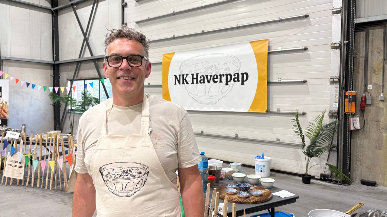 Willem doet mee aan het NK Haverpap (foto: Jan Waalen).