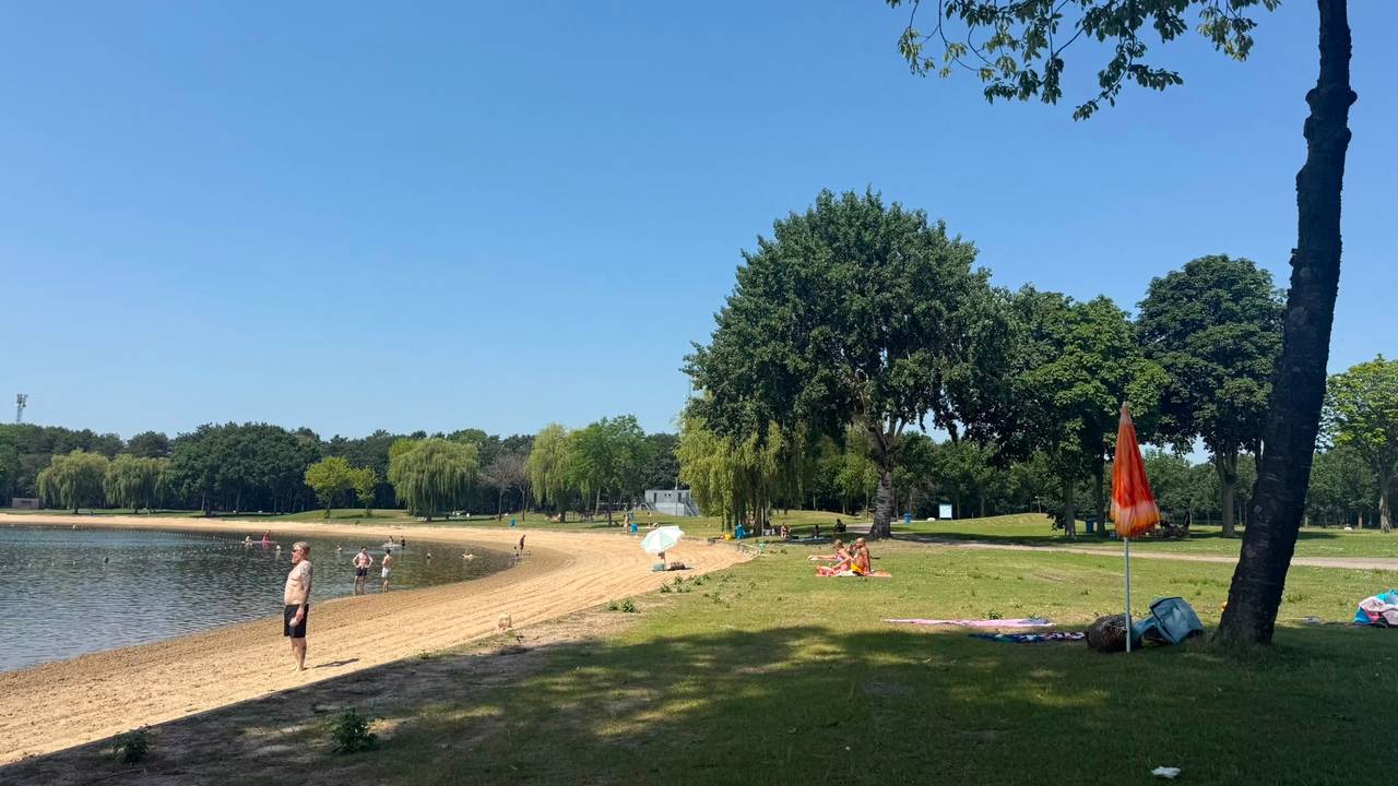 Het is rustig bij Strandpark Aquabest (foto: Omroep Brabant).