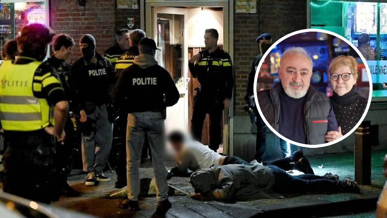 In januari vorig jaar was er een inval bij café 't Uilennest. Inzet: eigenaren Atilla en Gemma (foto: SQ Vision/inzet: Noël van Hooft).