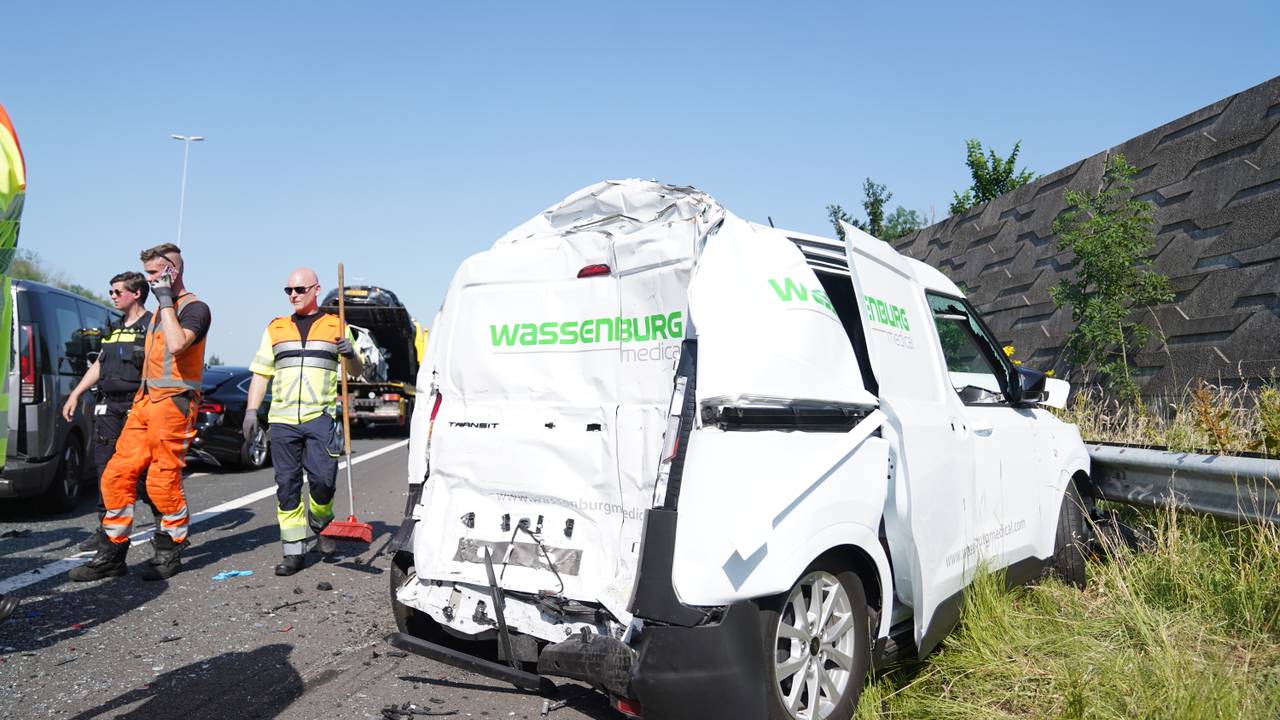 Man zwaargewond bij ongeluk op A59 bij Den Bosch, traumaheli opgeroepen