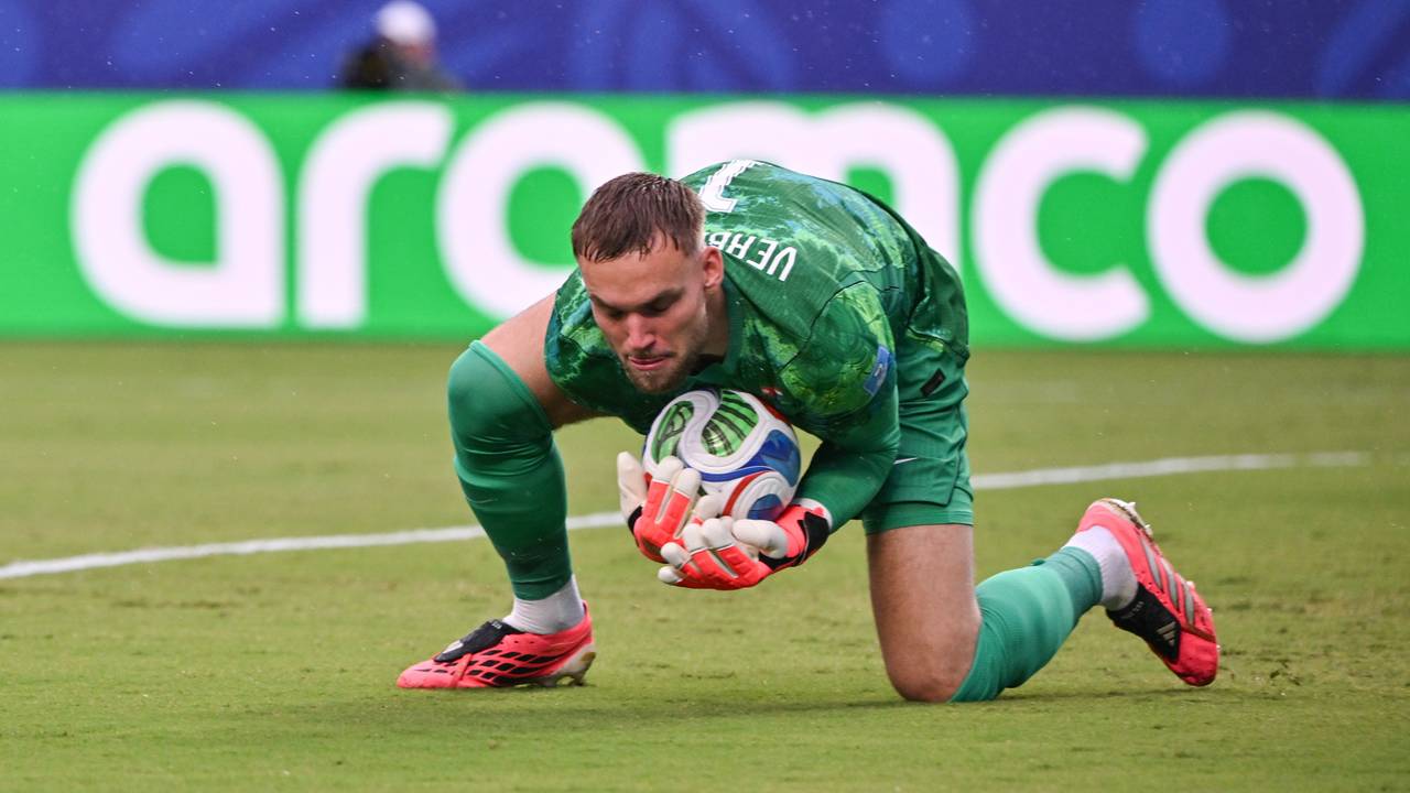 Bredanaar Bart Verbruggen is de vaste doelman van het Nederlands elftal (foto: ANP 2026/Amy Kontras). 