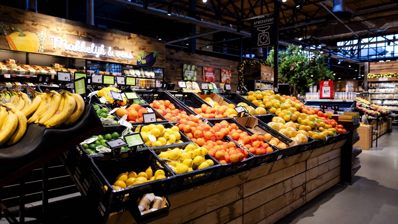 Versafdeling van een supermarkt (foto: ANP/Sem van der Wal)