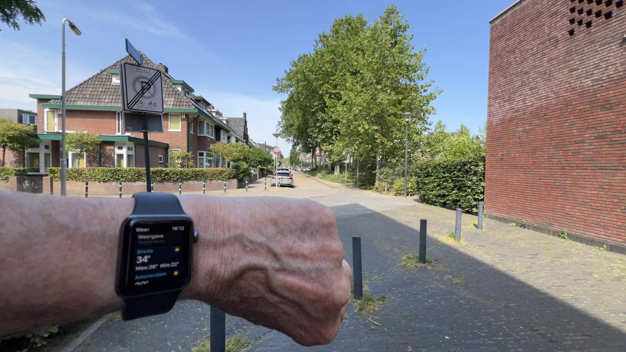 Henk maakte gewoon een blokje om (foto: Henk Voermans).