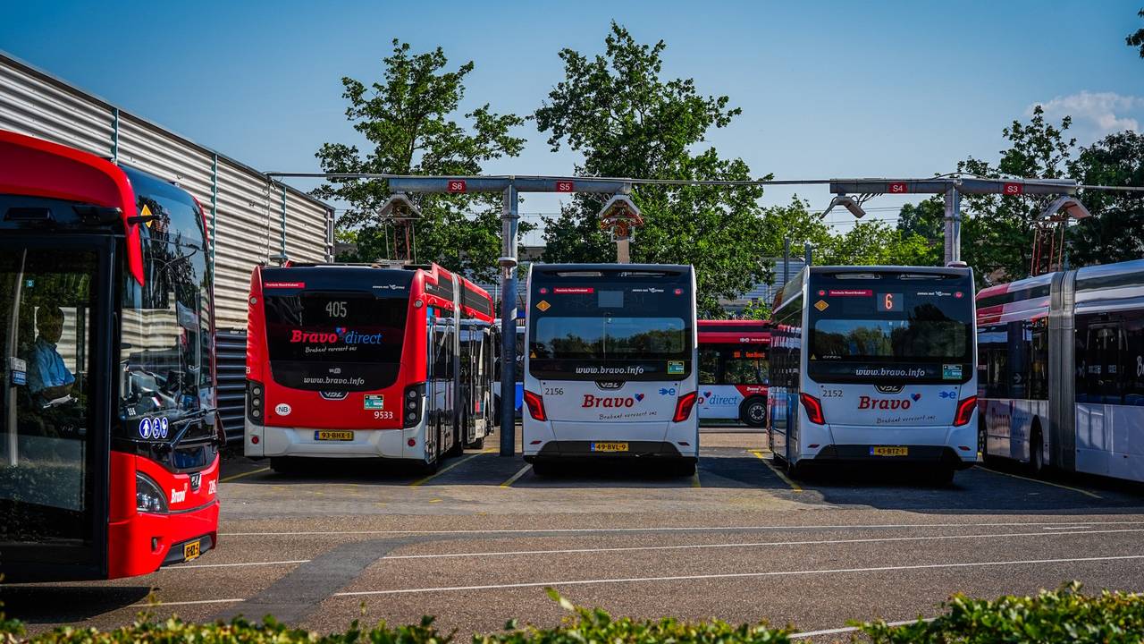 De bussen rijden niet meer in Zuidoost-Brabant (foto Sq Vision).