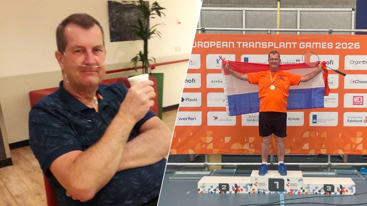 Marcel had na zijn dubbele longtransplantatie nooit gedacht dat dit zou lukken (eigen foto's).