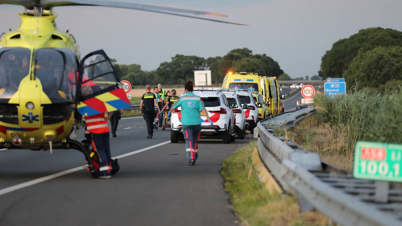 Het slachtoffer raakte zwaargewond (foto: Christian Traets / Persbureau Heitink).