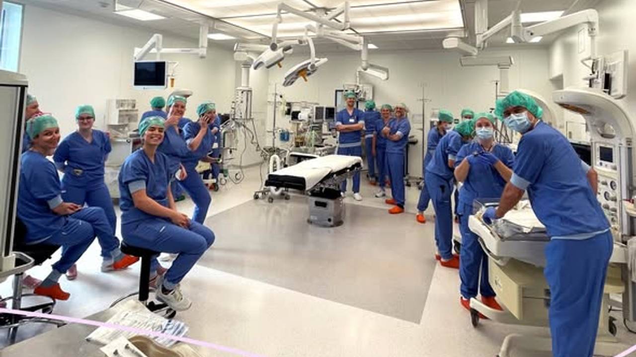 Voor de bevalling werd de operatiekamer aangepast (foto: Máxima MC).
