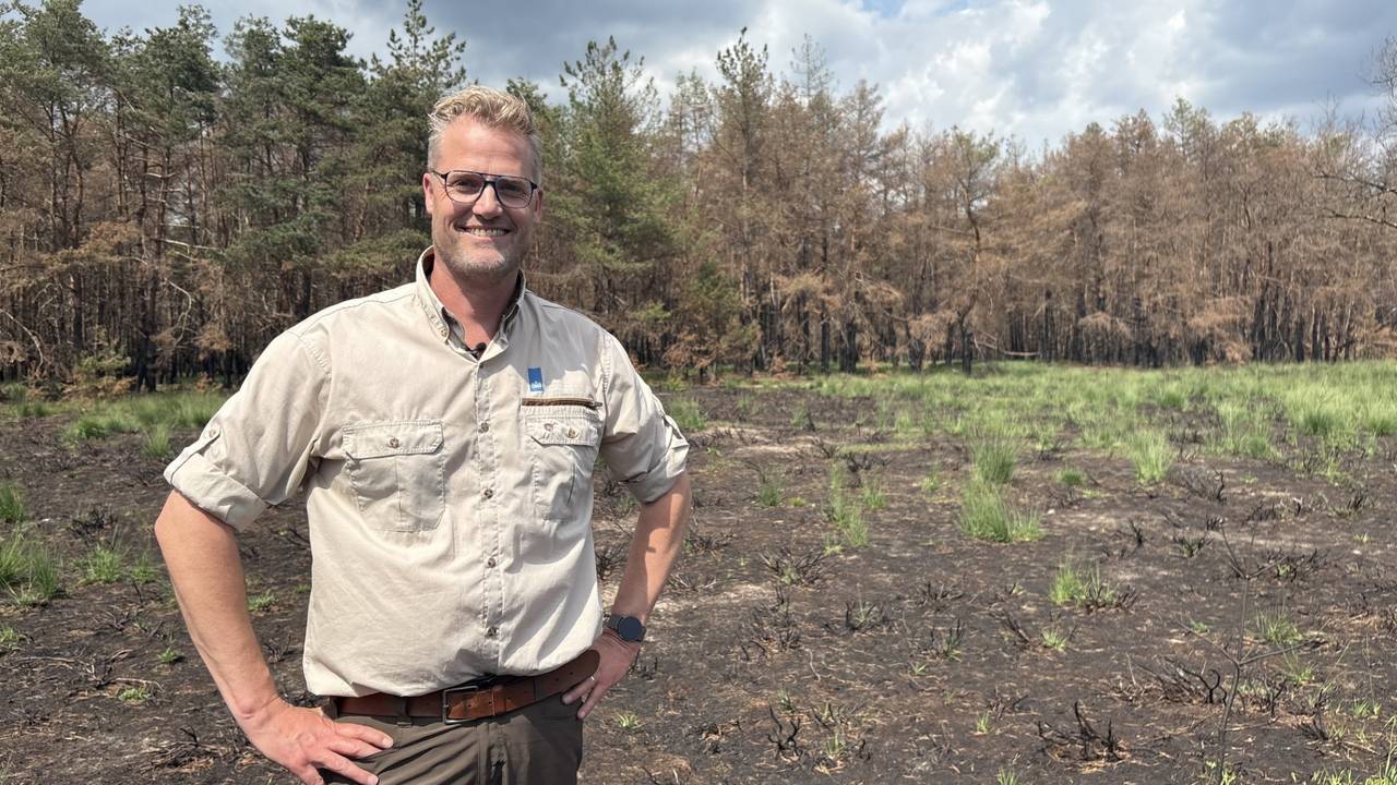 Albert-Jan Betten op de Oirschotse Heide (foto: Imke van de Laar).
