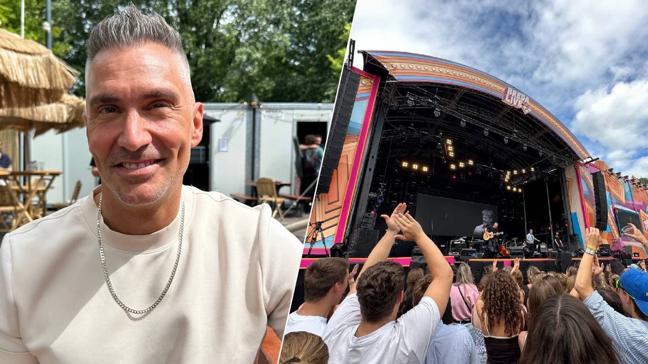 Guido Weijers / Breda Live! op het Chasséveld in Breda. (foto: Floortje Steigenga)