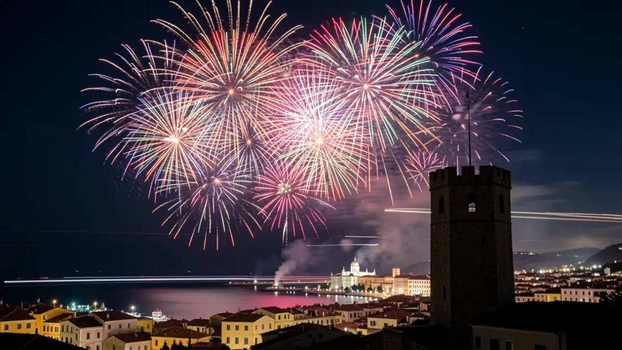 Caffero is de winnaar van een grote vuurwerkwedstrijd in Tarragona (foto: Caffero/Omroep Brabant)