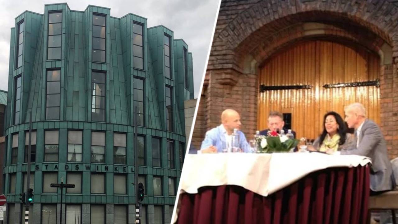 Van Esch (tweede van links) en Hoffmann (vierde van links) tijdens een bijeenkomst in 2013 (Foto: Facebook).