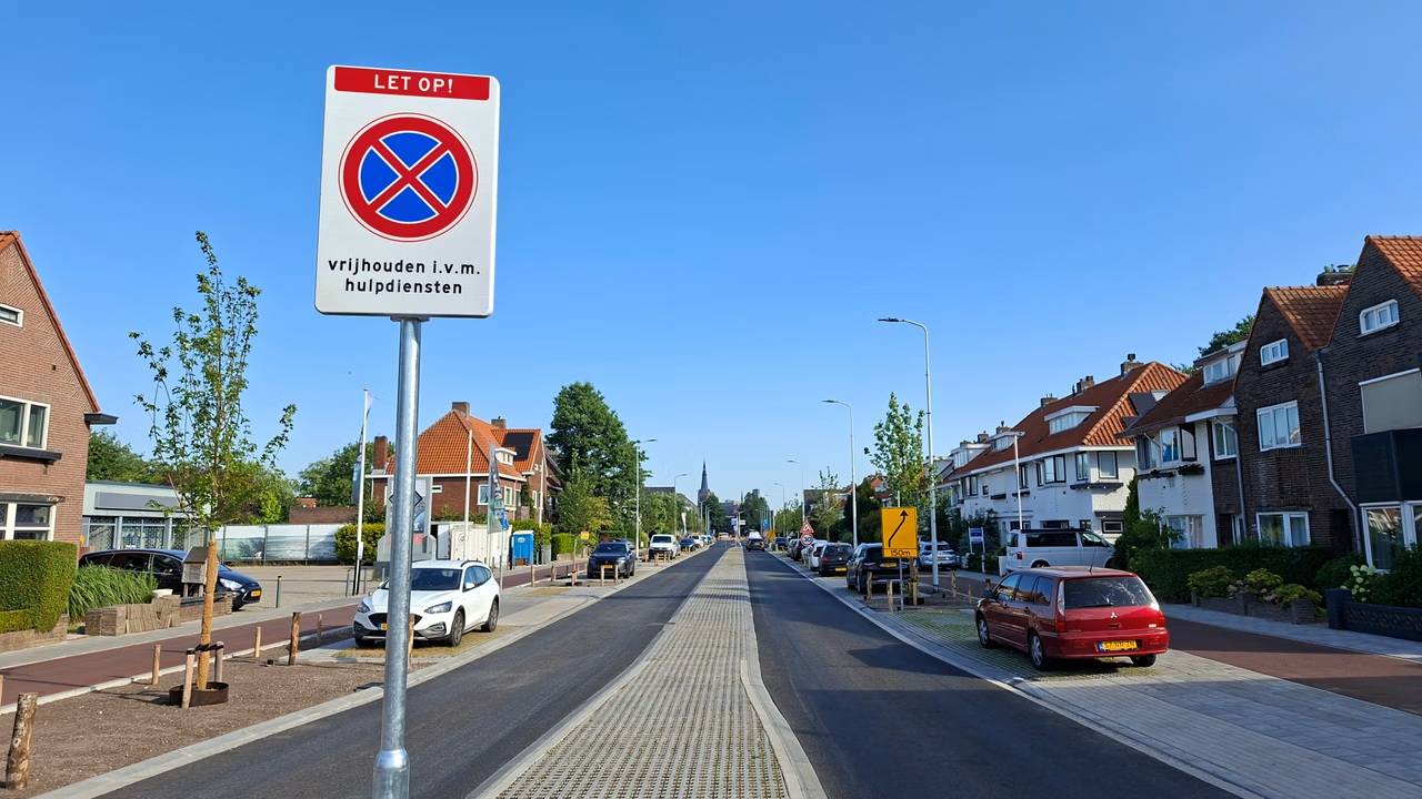 De gemeente wil niet dat hun auto in de berm van de Leenderweg parkeren (foto: Studio040).