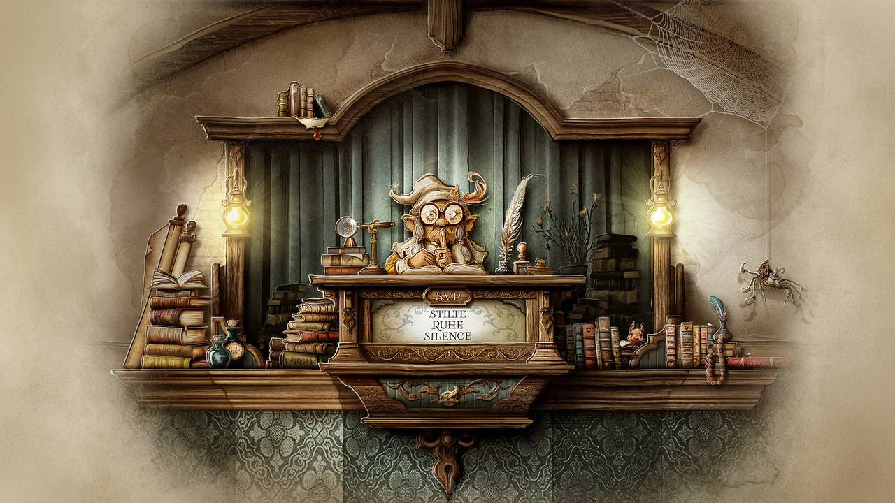 Een tekening van de stiltekabouter (foto: Efteling).