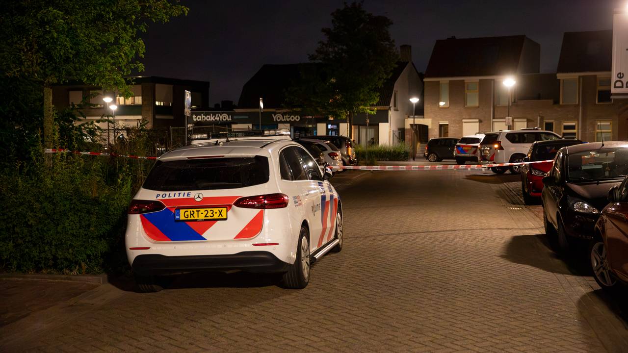 Na de aanrijding was een schietpartij (foto: Christian Traets / Persbureau Heitink).