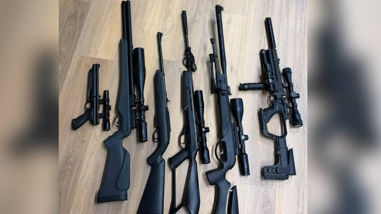 Politie vindt arsenaal aan luchtdrukwapens na vondst dode duif
