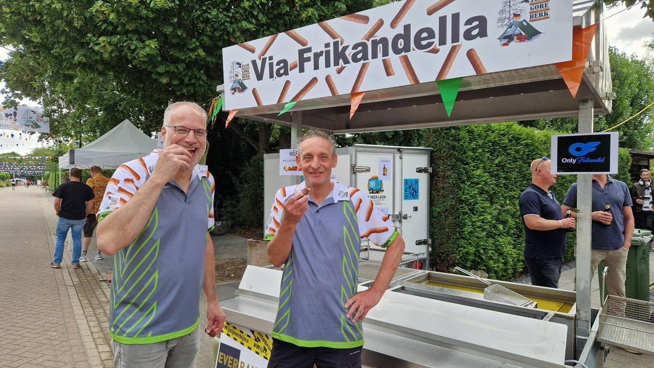 Duizenden stukjes frikandel voor lopers: 'Kan geen frikandel meer zien'