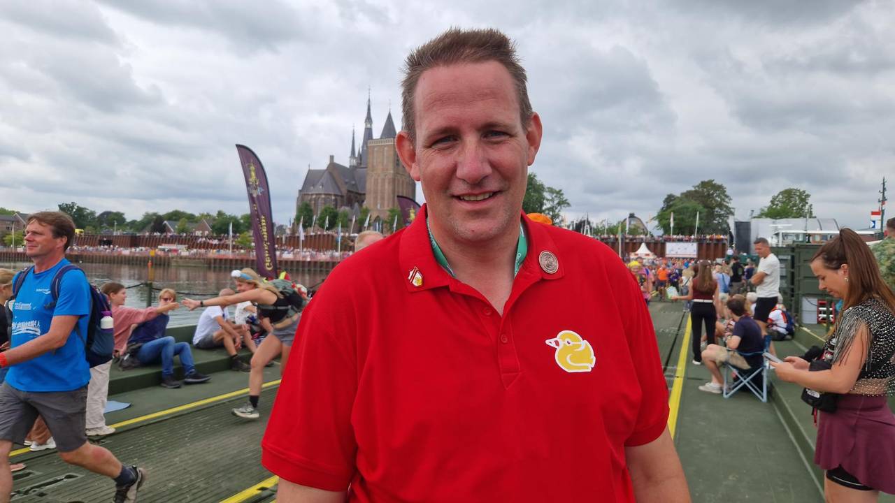 Arjan Broekmans organiseert de Vierdaagsefeesten in Cuijk. 