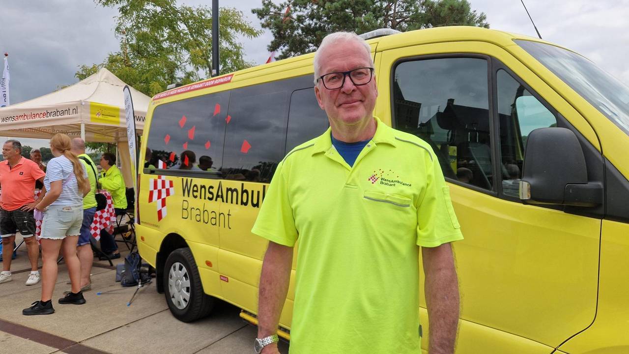 Joop werkt voor de WensAmbulance.