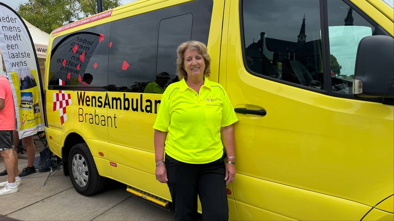 Winny werkt voor de WensAmbulance.