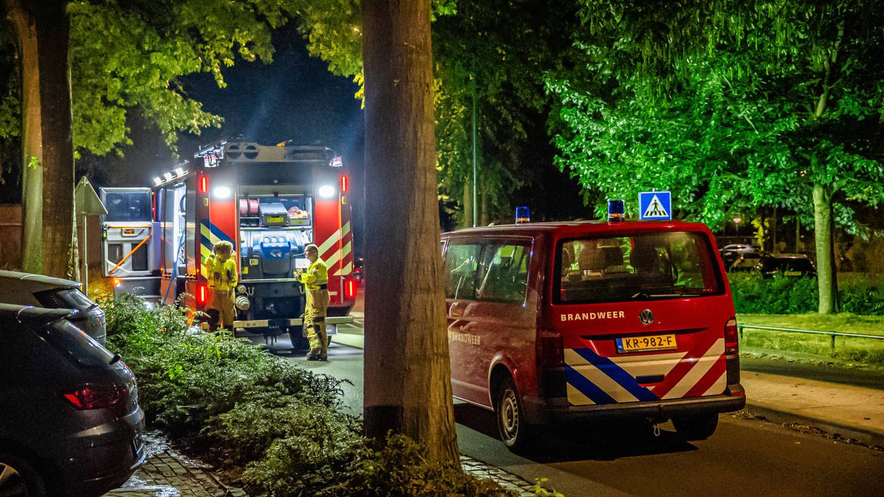 Bosjes in brand gevlogen in Heesch (foto: Lucas Lammers / Persbureau Heitink). 