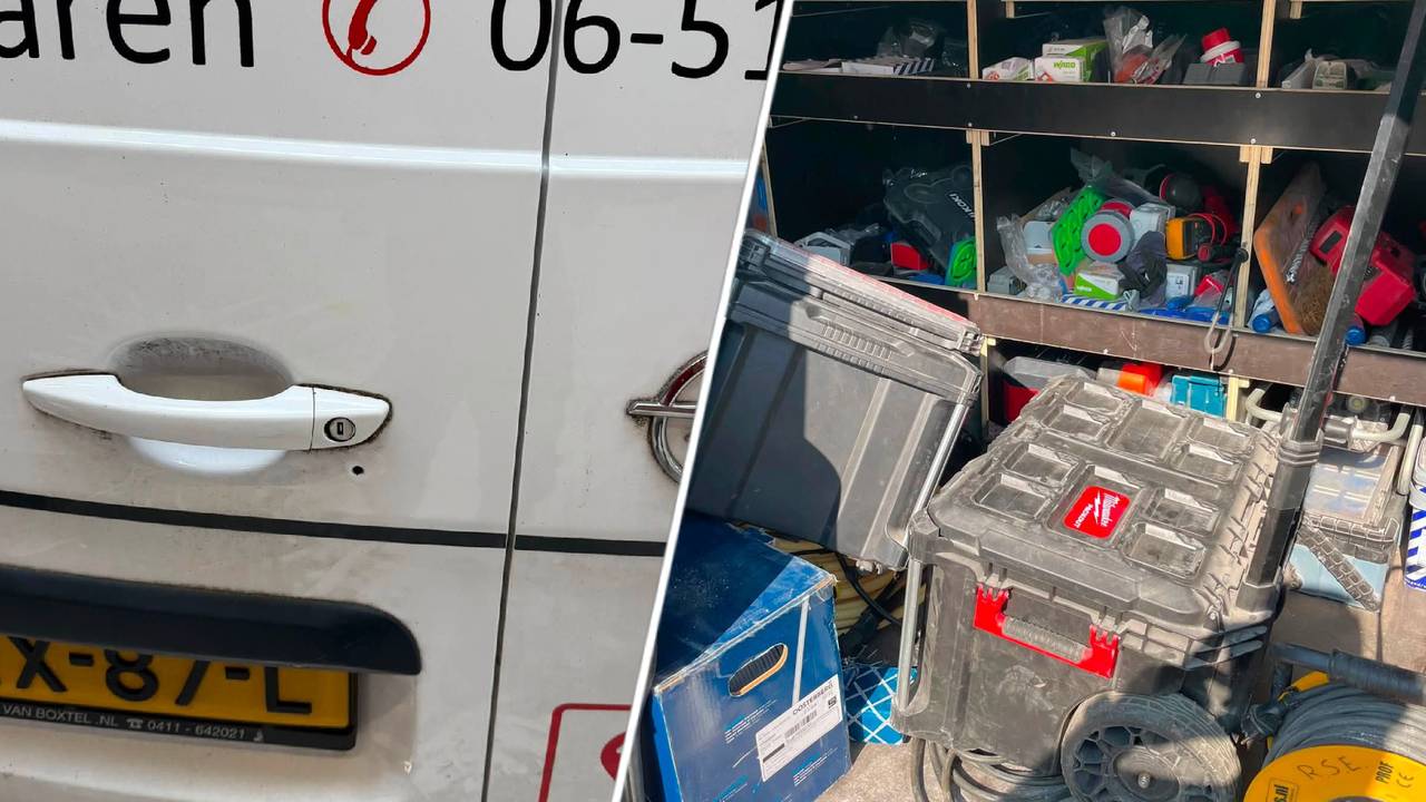 Dieven breken twee keer in bij werkbussen Roy: 'Ik wil anderen waarschuwen'