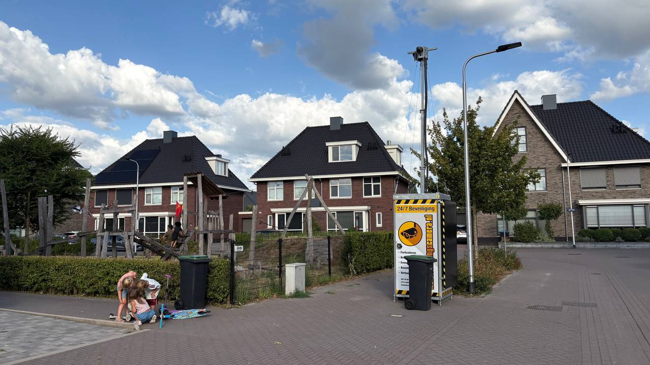 In de straat is een camera geplaatst (foto: Omroep Brabant).