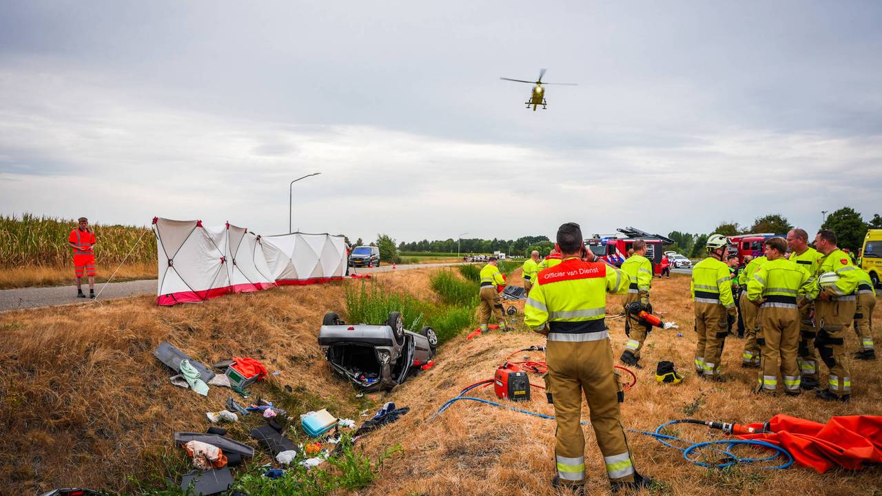 Twee tieners raakten zwaargewond (foto: Persbureau Heitink).