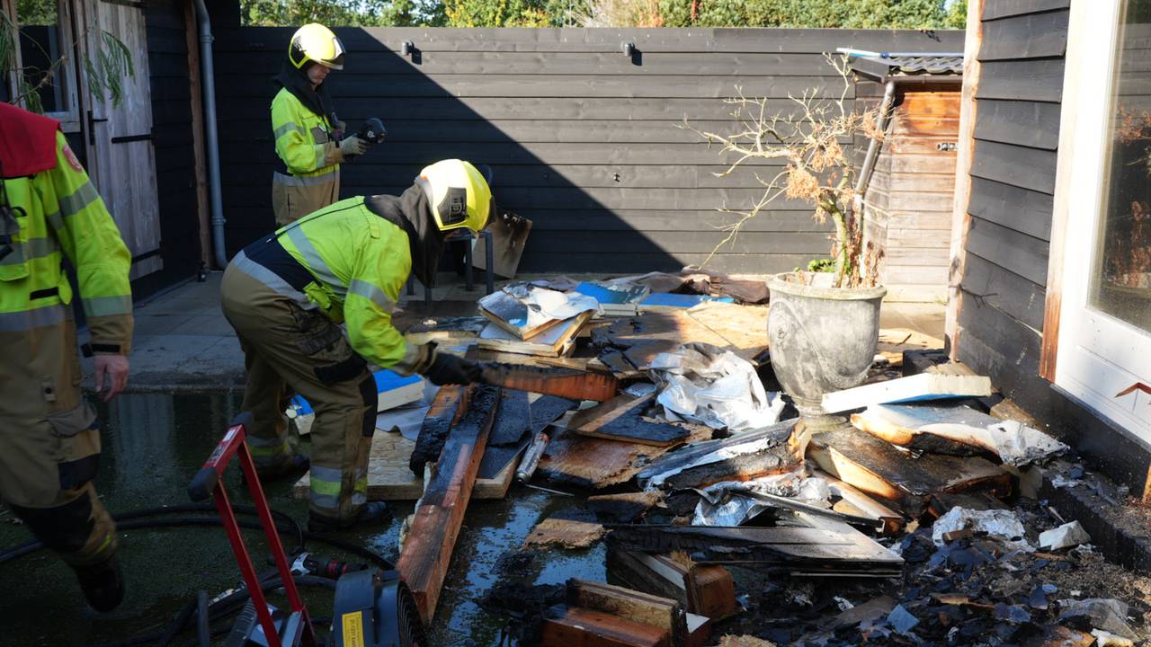 Brand in chalet op vakantiepark Dierenbos in Vinkel