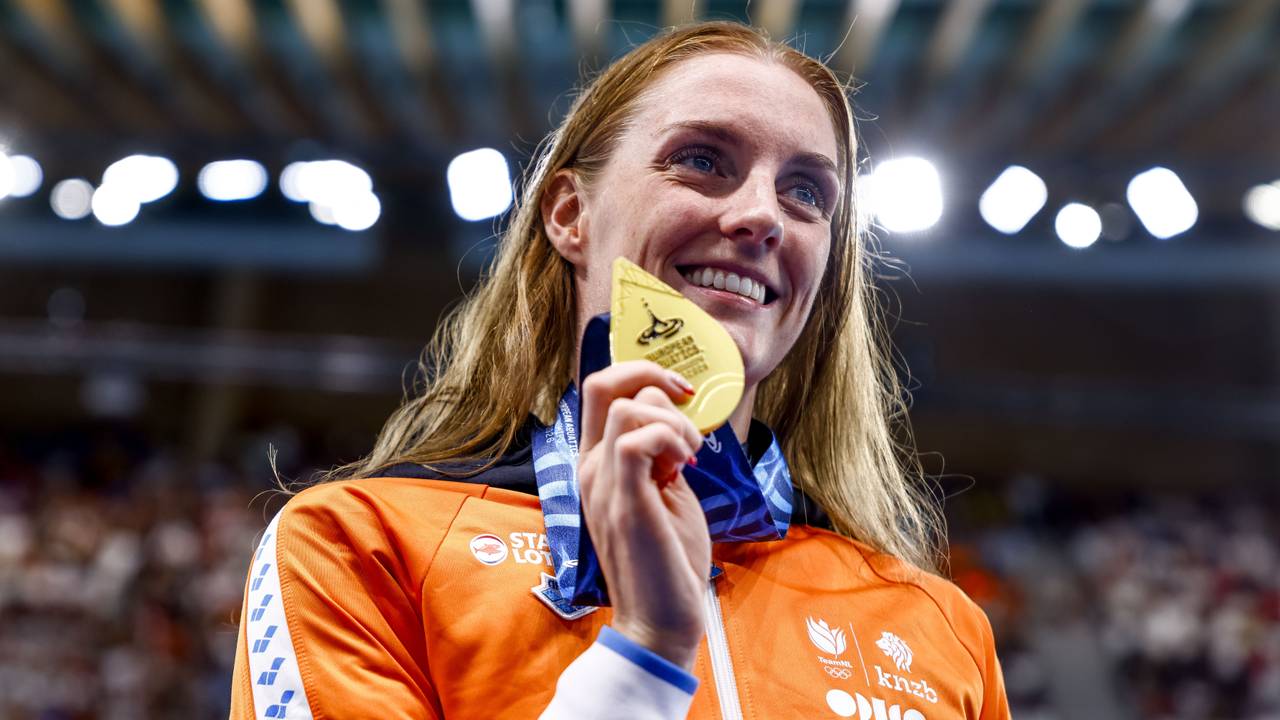 Gouden plak voor zwemster Marrit Steenbergen op EK in Parijs