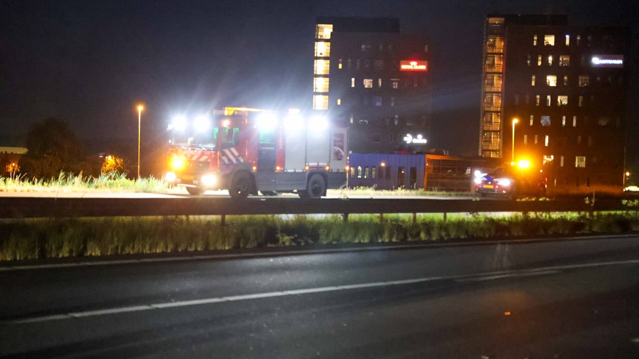 Ongeluk op A50 (foto: Addy Smits/Persbureau Heitink).  